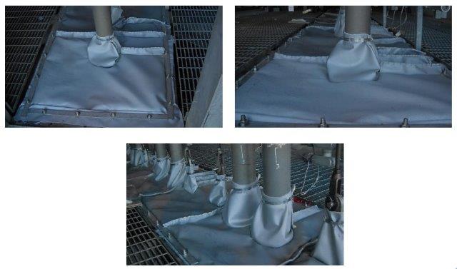 Deck Seals installed on a SWEC furnace
